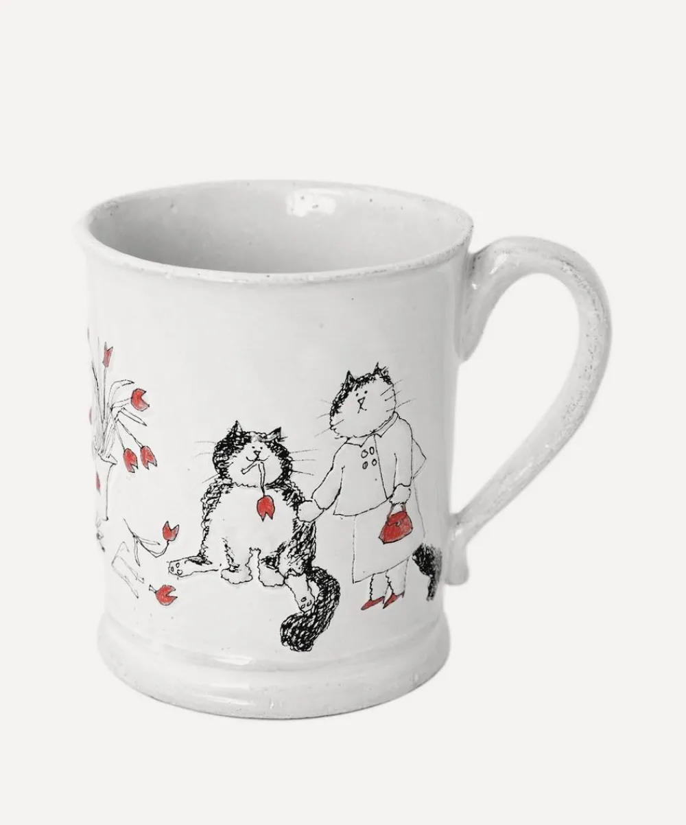 Astier de Villatte Mugs^Naughty Jimi Grace Mug