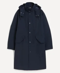 A.P.C. Coats & Jackets^Navy Antonin Parka