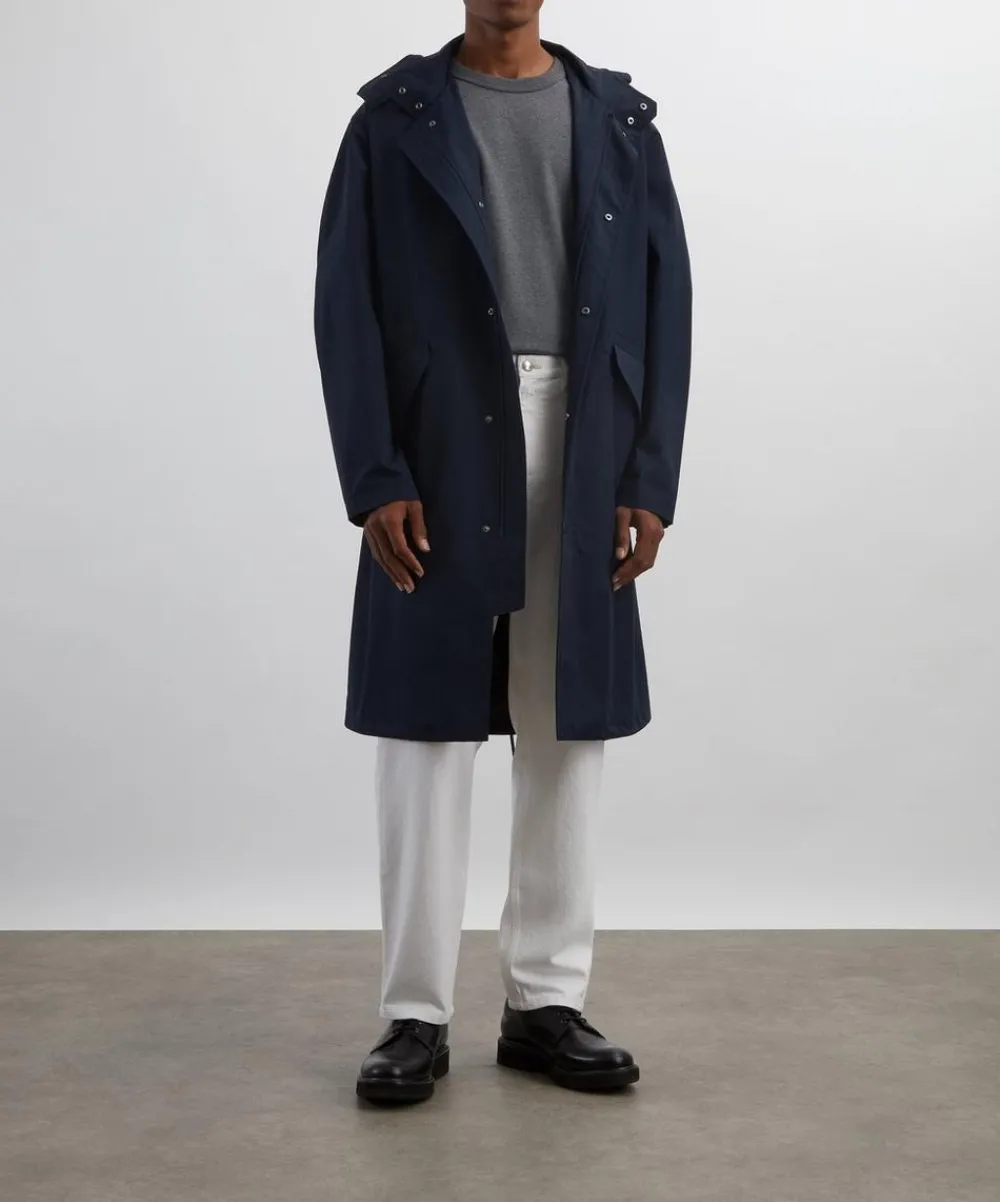 A.P.C. Coats & Jackets^Navy Antonin Parka