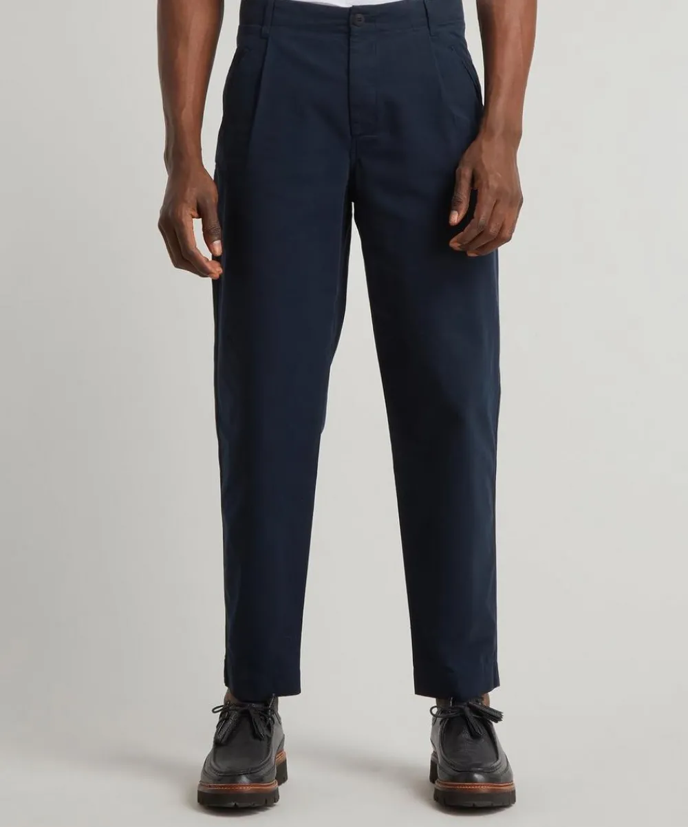 Folk Trousers^Navy Assembly Pants