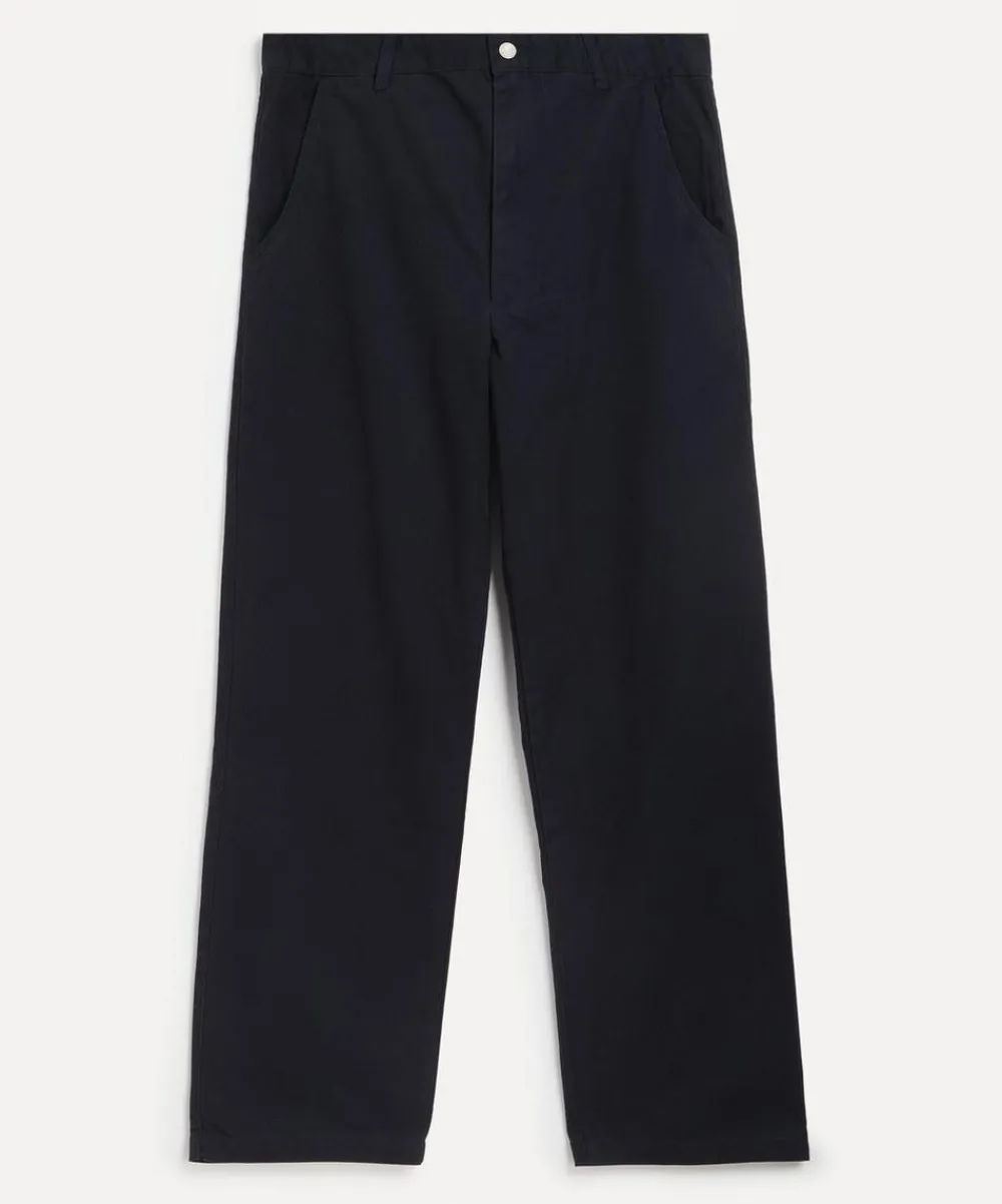 Adsum Trousers^Navy Flap Pocket Trousers