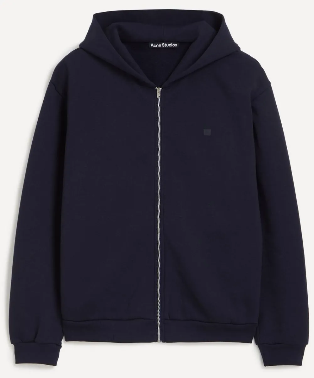 Acne Studios Knitwear & Sweats^Navy Hooded Sweater