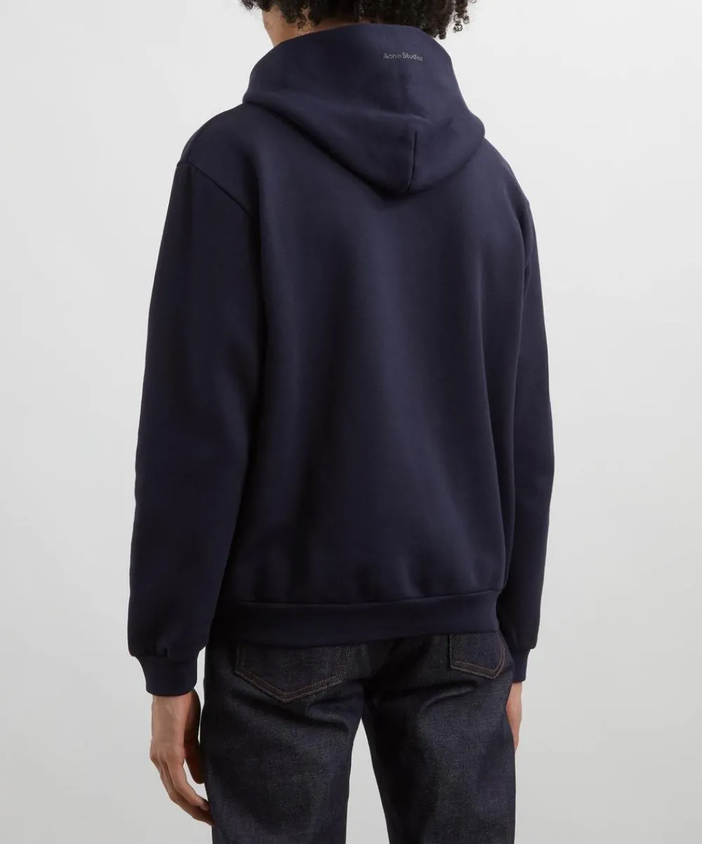 Acne Studios Knitwear & Sweats^Navy Hooded Sweater