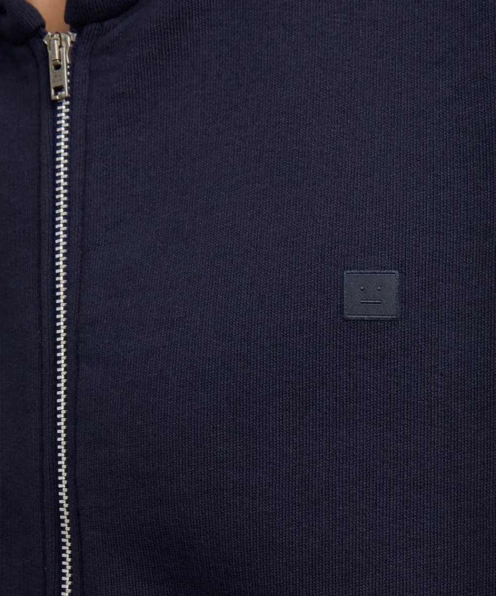 Acne Studios Knitwear & Sweats^Navy Hooded Sweater