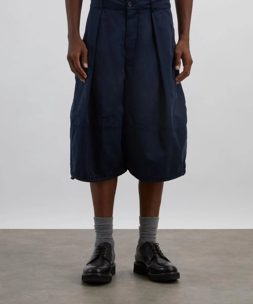 YMC Shorts^Navy Salba Wide Shorts