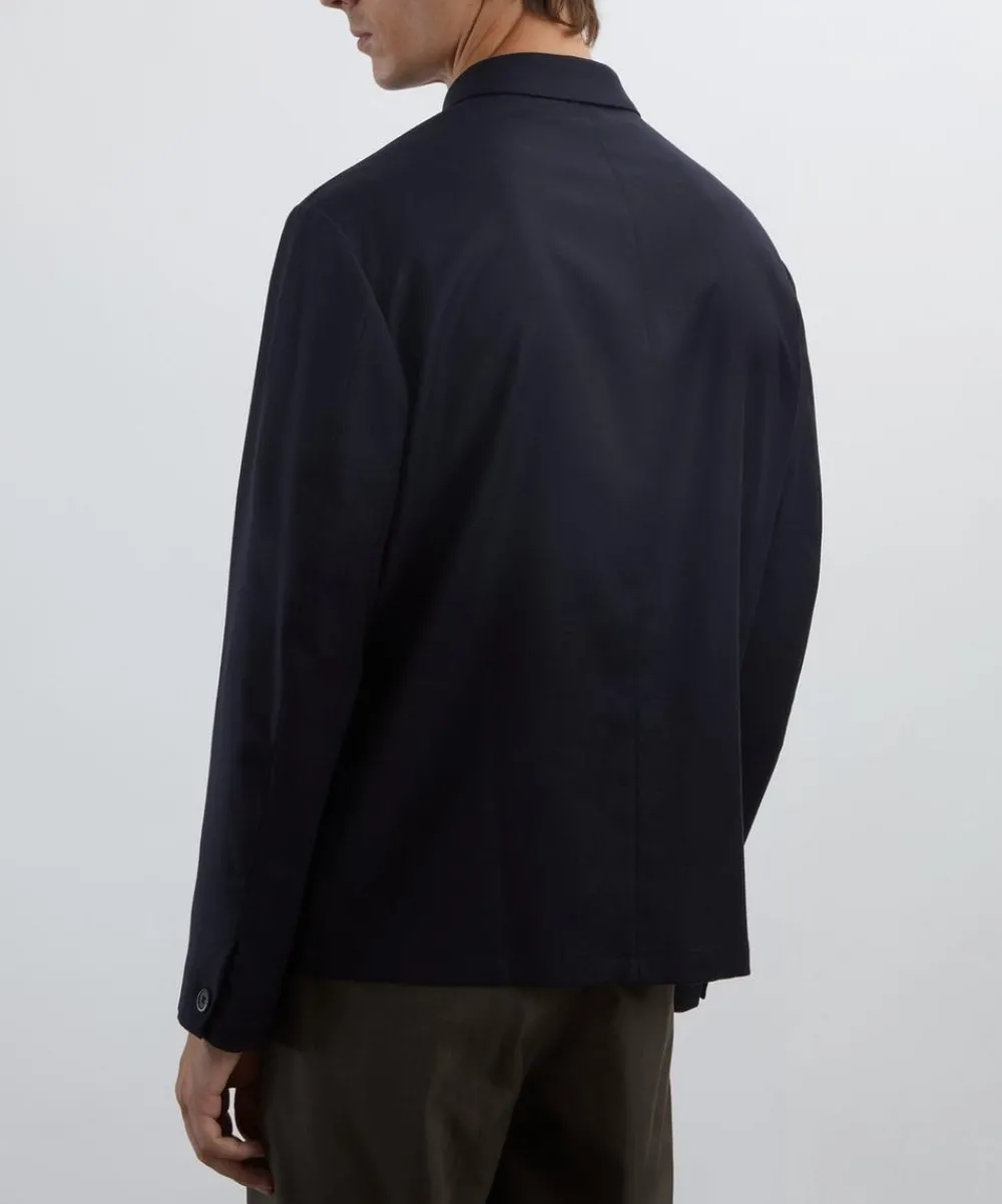 Barena Coats & Jackets^Navy Visal Wool Overshirt