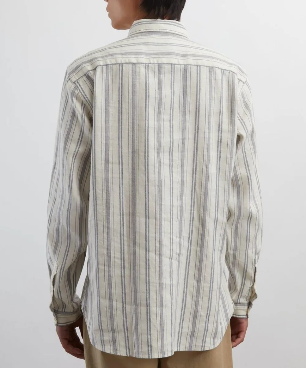 Oliver Spencer Shirts^New York Special Lockwood White-Blue Shirt