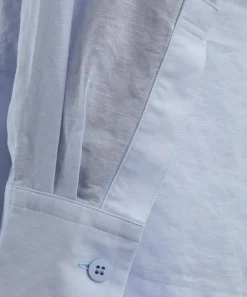 Issey Miyake Tops^Nigella Blue PAPER-ESQUE U Shirt