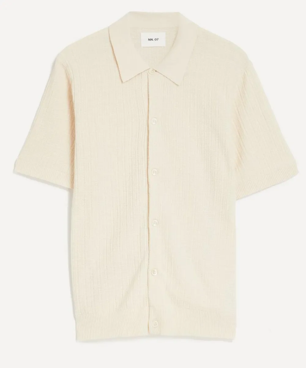 NN07 Shirts^Nolan Ribbed Polo