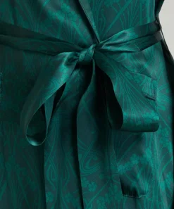 Liberty Sleepwear^Nouveau Ianthe Silk Satin Long Robe