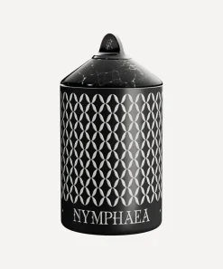 Commune Candles & Candle Holders^Nymphaea Nox Scented Candle with Black Marble Cover 400g