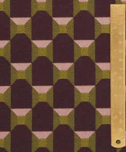 Liberty Interiors Furnishing Fabrics^Obi Check in Brinjal