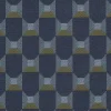 Liberty Interiors Furnishing Fabrics^Obi Check in Smalt Blue