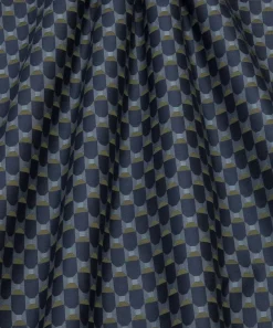Liberty Interiors Furnishing Fabrics^Obi Check in Smalt Blue