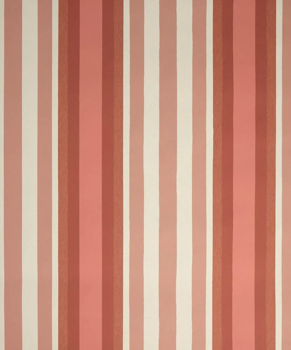 Liberty Interiors Wallpaper|Wallpaper^Obi Stripe in Lacquer