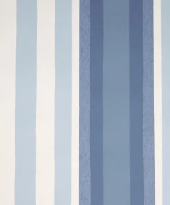 Liberty Interiors Wallpaper^Obi Stripe in Lapis