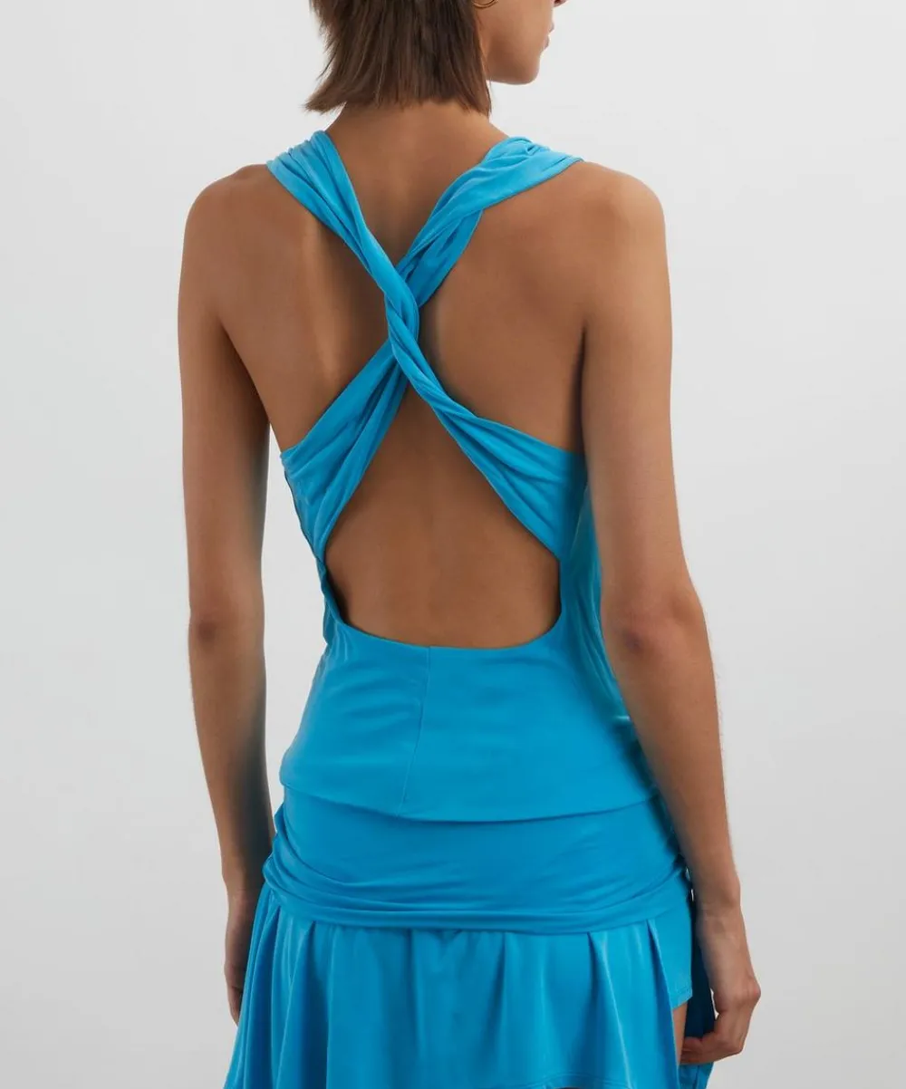 Peachy Den Tops^Ocean Kylie Cross Back Top