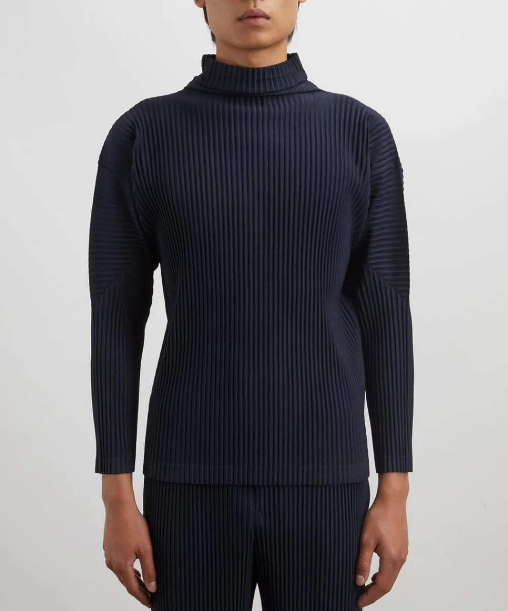 HOMME PLISSÉ ISSEY MIYAKE Tops^OCTOBER BASICS Pleated Long-Sleeve T-Shirt