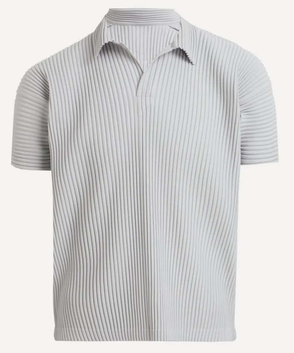 HOMME PLISSÉ ISSEY MIYAKE Tops^OCTOBER BASICS Pleated Polo Shirt