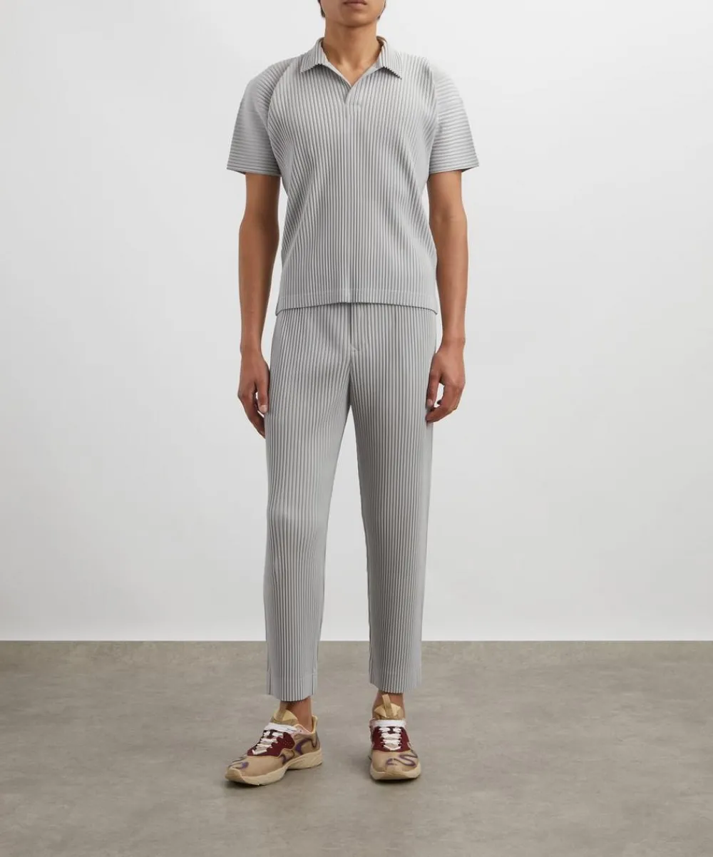 HOMME PLISSÉ ISSEY MIYAKE Tops^OCTOBER BASICS Pleated Polo Shirt