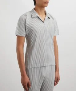 HOMME PLISSÉ ISSEY MIYAKE Tops^OCTOBER BASICS Pleated Polo Shirt