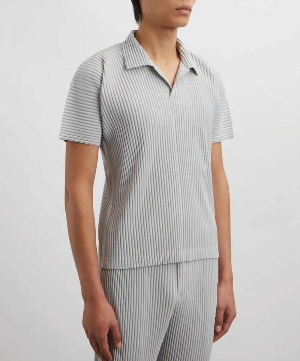 HOMME PLISSÉ ISSEY MIYAKE Tops^OCTOBER BASICS Pleated Polo Shirt