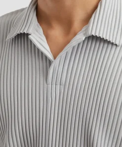 HOMME PLISSÉ ISSEY MIYAKE Tops^OCTOBER BASICS Pleated Polo Shirt