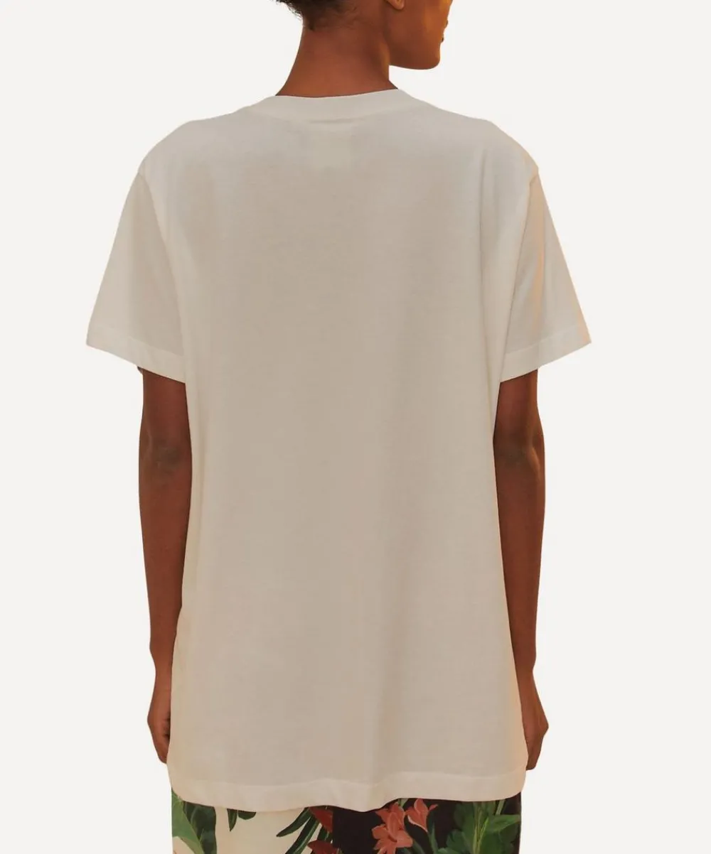 FARM Rio Tops^Off-White America Latina Relaxed T-Shirt