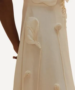 FARM Rio Dresses^Off-White Garden Midi Dress