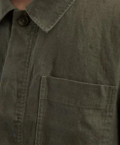 NN07 Coats & Jackets^Olav Linen Workwear Overshirt
