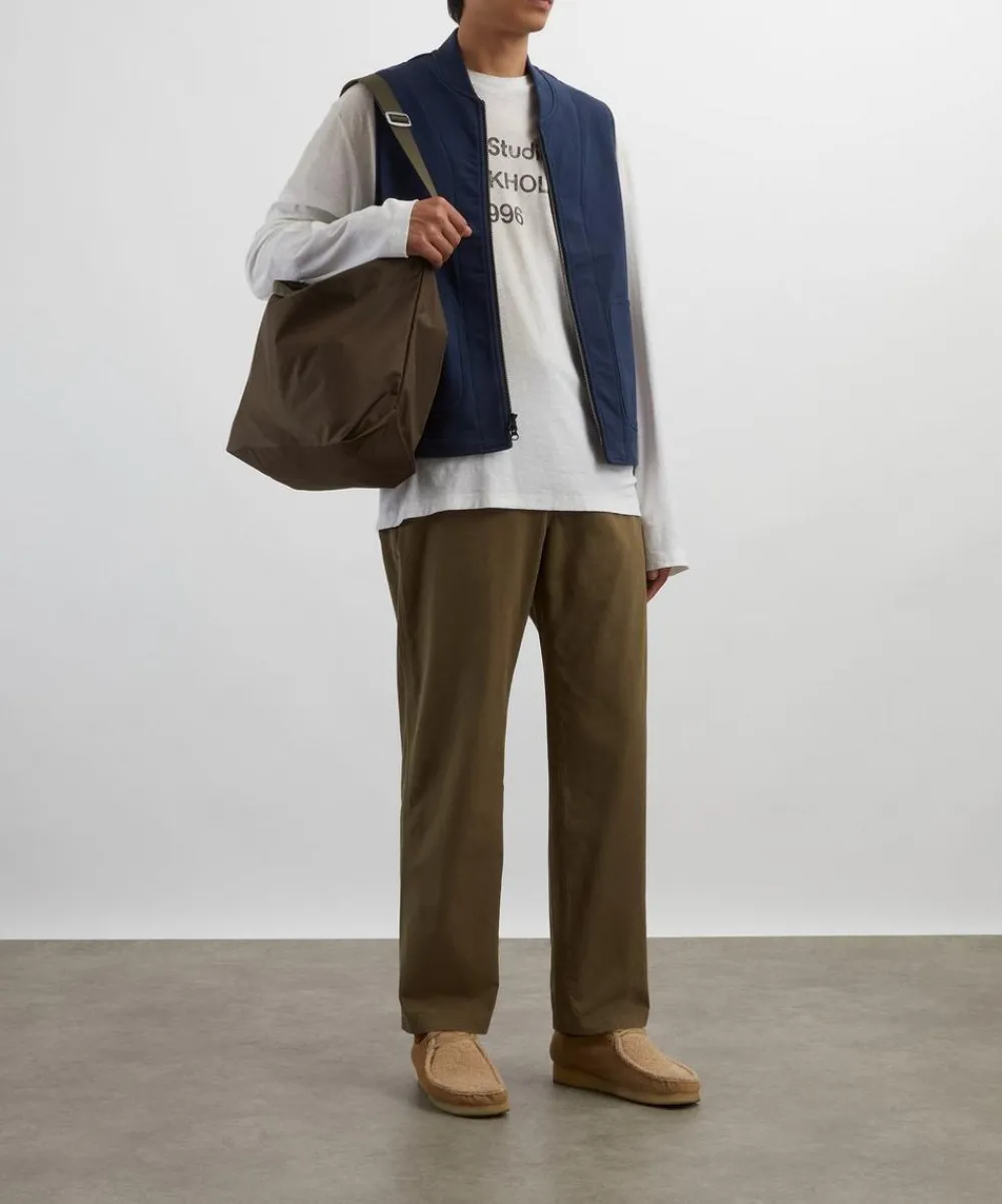 Adsum Trousers^Olive Belted Bank Trousers