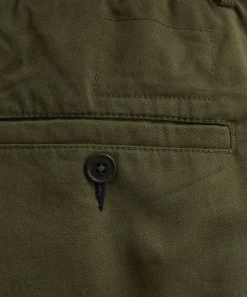 Universal Works Trousers^Olive Pleated Track Trousers