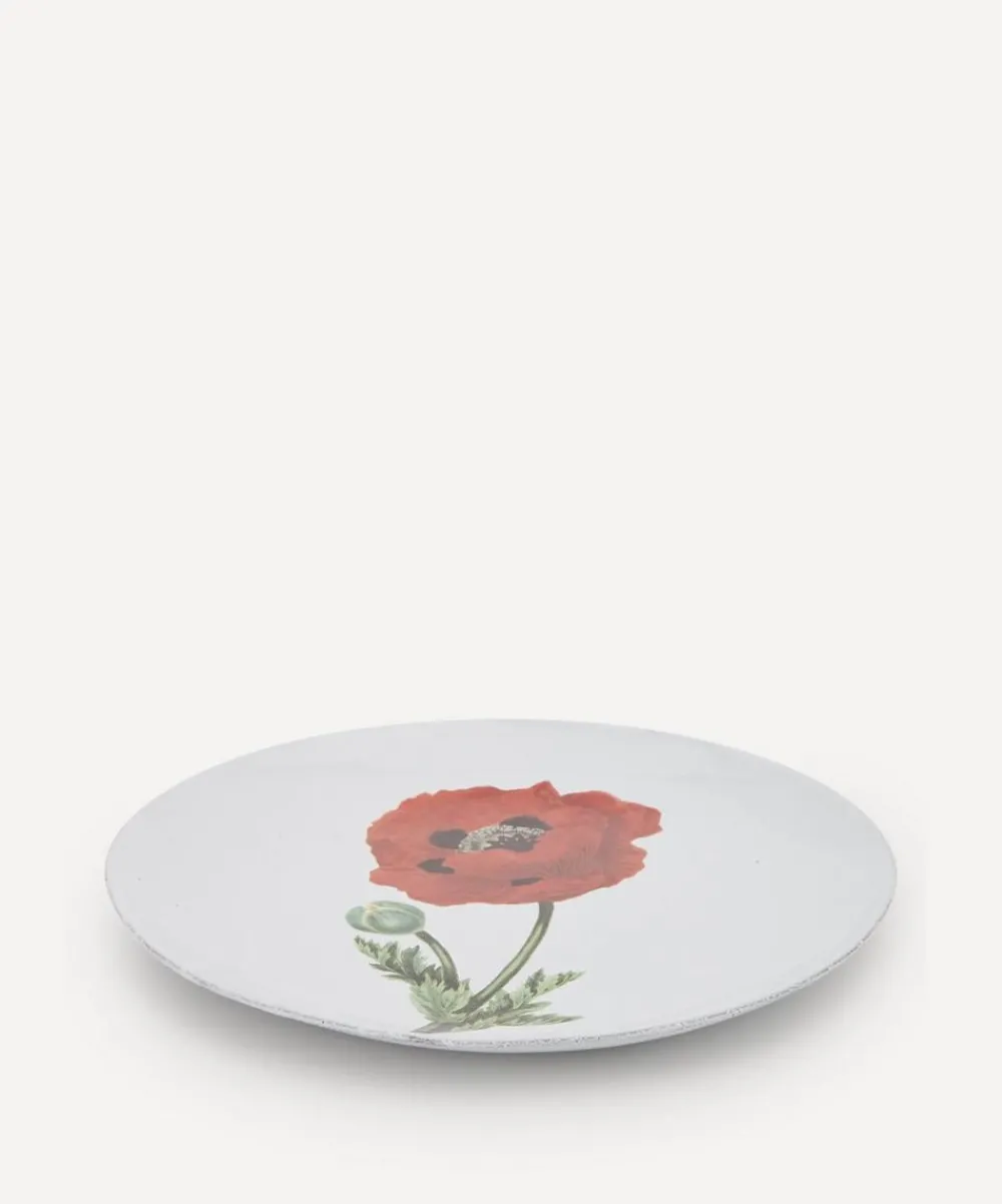 Astier de Villatte Tableware|Kitchen^Orange Flower Dinner Plate