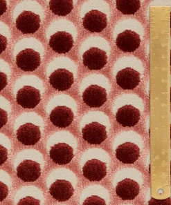 Liberty Interiors Furnishing Fabrics^Ottoman Spot Cut Velvet in Lacquer