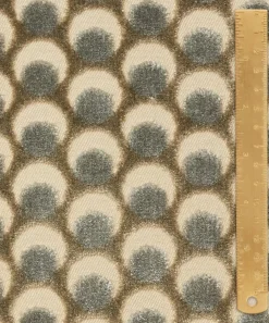 Liberty Interiors Furnishing Fabrics^Ottoman Spot Cut Velvet in Pewter