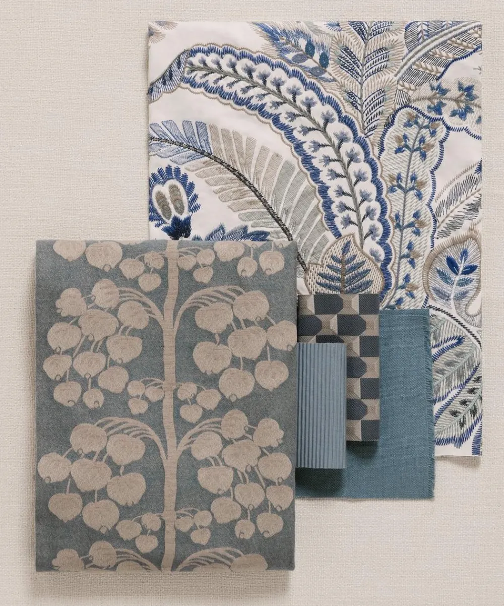 Liberty Interiors Furnishing Fabrics^Ottoman Stripe in Flax Flower