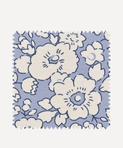 Liberty Interiors Furnishing Fabrics^Outdoor Fabric Swatch – Betsy Bloom Easton in Lapis