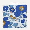 Liberty Interiors Furnishing Fabrics^Outdoor Fabric Swatch – Betsy Flora Easton in Lapis