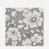 Liberty Interiors Furnishing Fabrics^Outdoor Fabric Swatch – Betsy Bloom Easton in Pewter