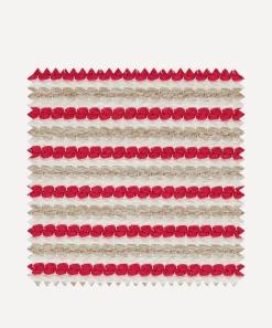 Liberty Interiors Furnishing Fabrics^Outdoor Fabric Swatch – Candy Stripe Harlow in Lacquer