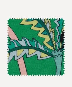 Liberty Interiors Furnishing Fabrics^Outdoor Fabric Swatch – Fantasia Jungle Easton in Jade