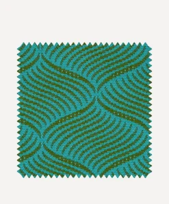 Liberty Interiors Furnishing Fabrics^Outdoor Fabric Swatch – Palazzo Westbrook in Aqua