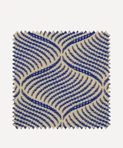 Liberty Interiors Furnishing Fabrics^Outdoor Fabric Swatch – Palazzo Westbrook in Lapis