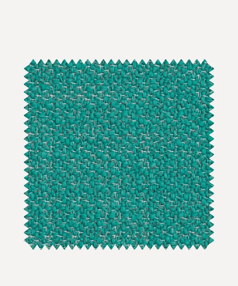 Liberty Interiors Furnishing Fabrics^Outdoor Fabric Swatch – Reef Plain Lloyd in Aqua