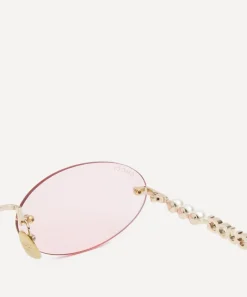 Gucci Sunglasses & Glasses^Oval Frame Sunglasses