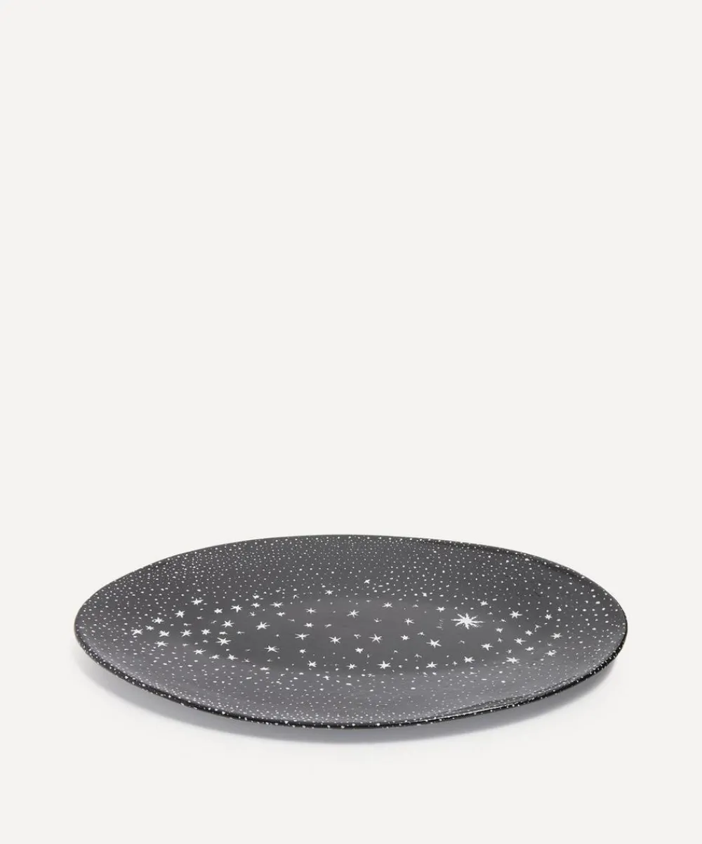 Astier de Villatte Tableware^Oval Star Cluster Platter
