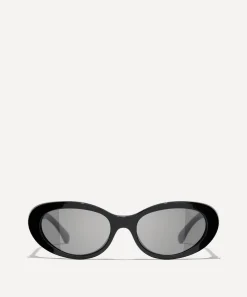 CHANEL Sunglasses & Glasses^Oval Sunglasses