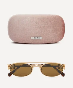 Miu Miu Sunglasses & Glasses^Oval Sunglasses