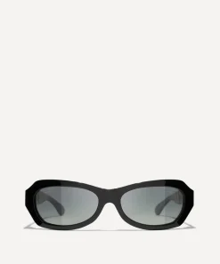CHANEL Sunglasses & Glasses^Oval Sunglasses