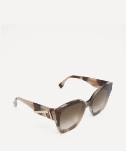 Fendi Sunglasses & Glasses^Oversized Havana Square Sunglasses
